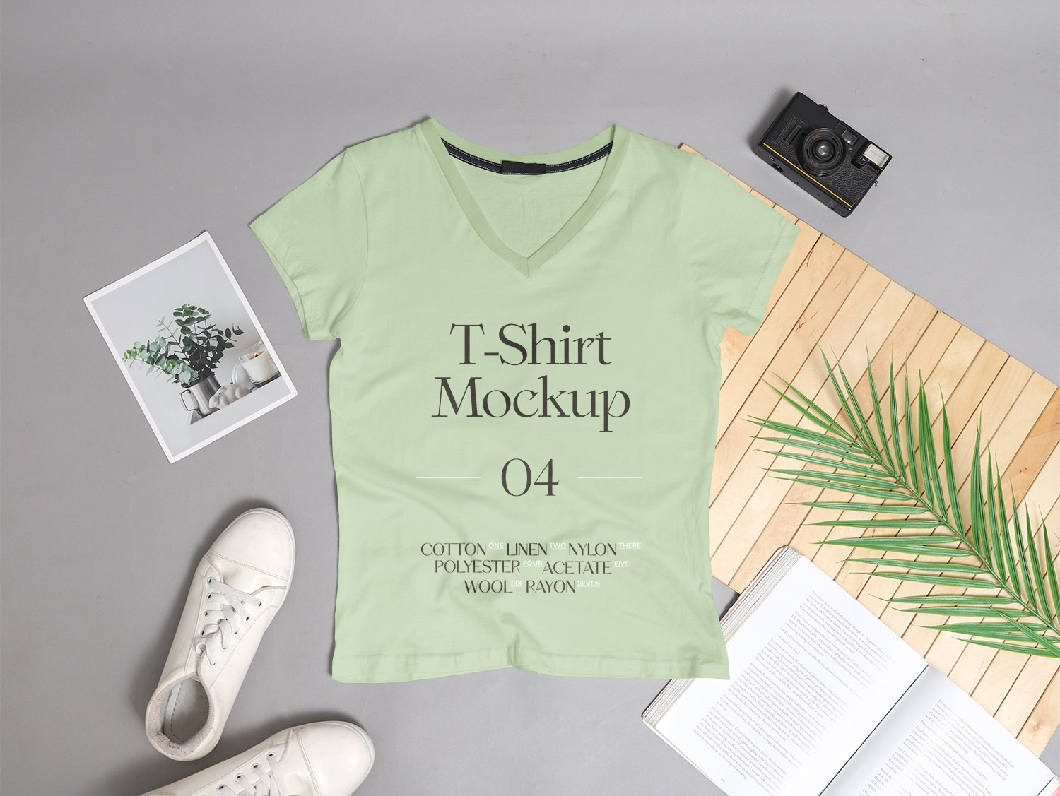 T-Shirt on Floor Mockup