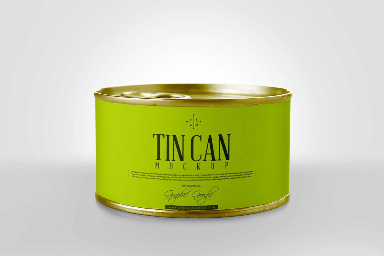 Tin Can Mockup