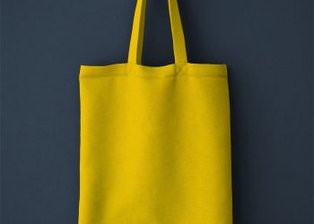 White Cotton Bag PSD Mockup