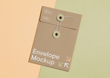 Craft Envelope Free Mockup