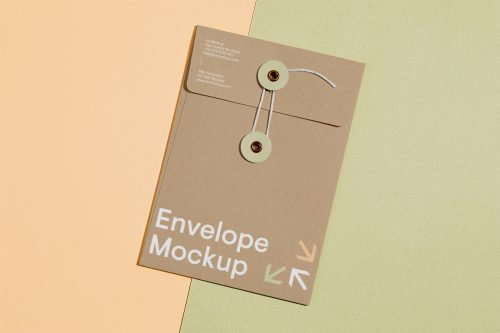 Craft Envelope Mockup