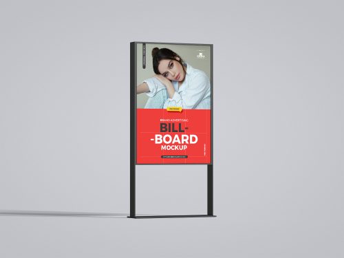 Free Advertising Billboard Mockup