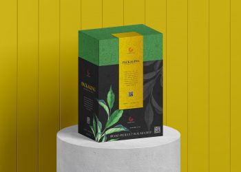 Free Brand Product Packaging Box Mockup