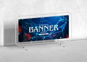 Free Elegant Stand Banner Mockup