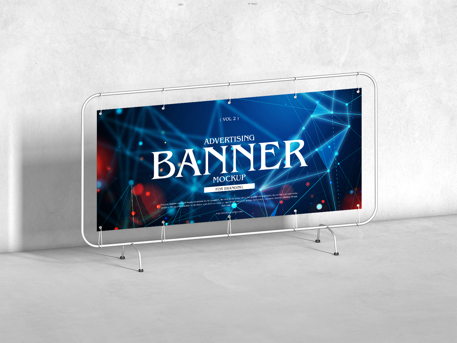 Free Elegant Stand Banner Mockup