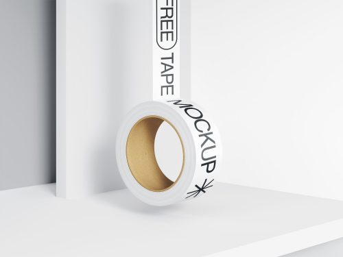 Free Hanging Duct Tape Mockup