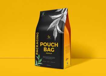 Free Packaging Pouch Bag Mockup