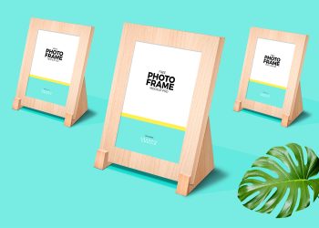 Free Photo Frame Stand Mockup