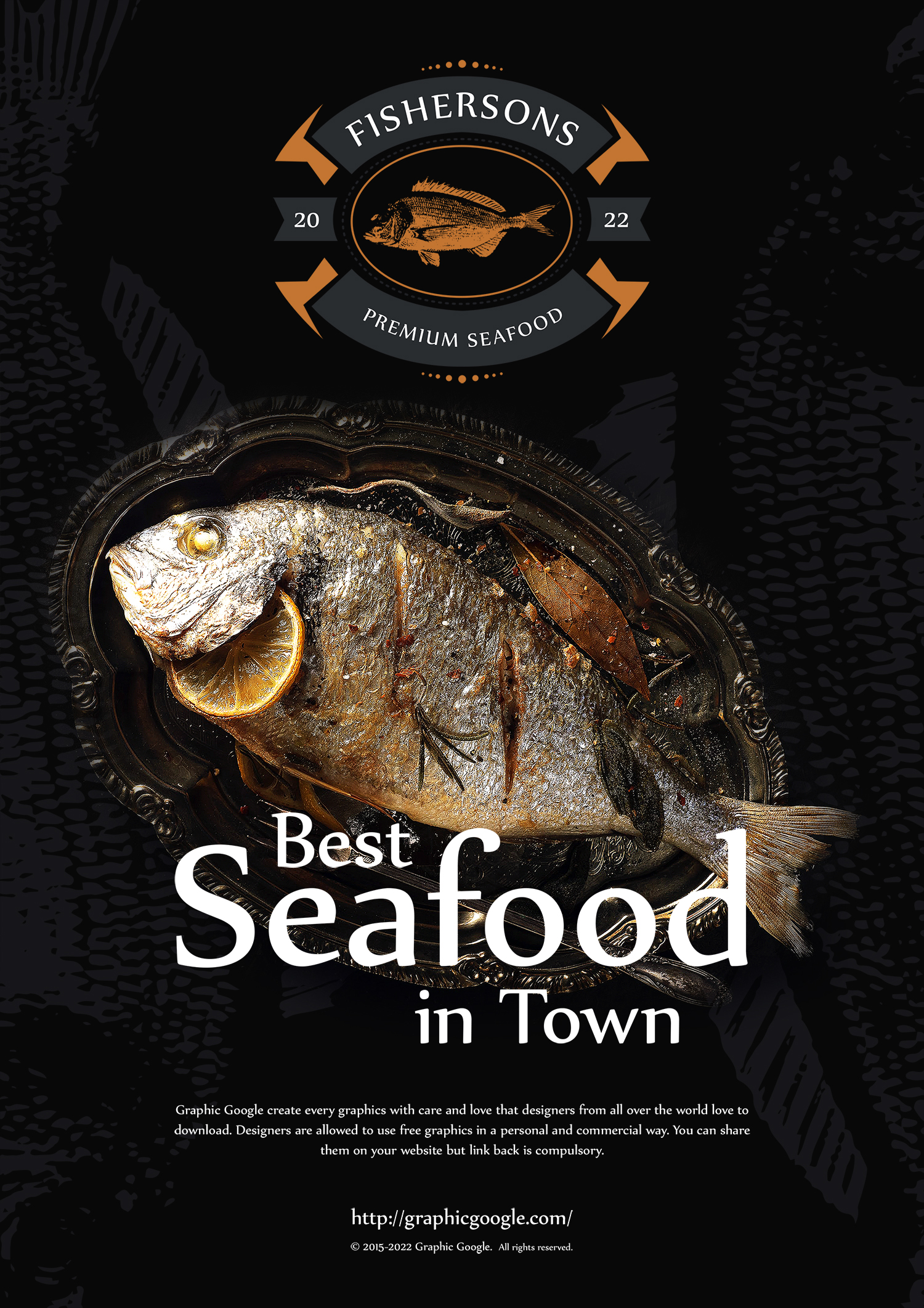 Free Seafood Flyer Design Template