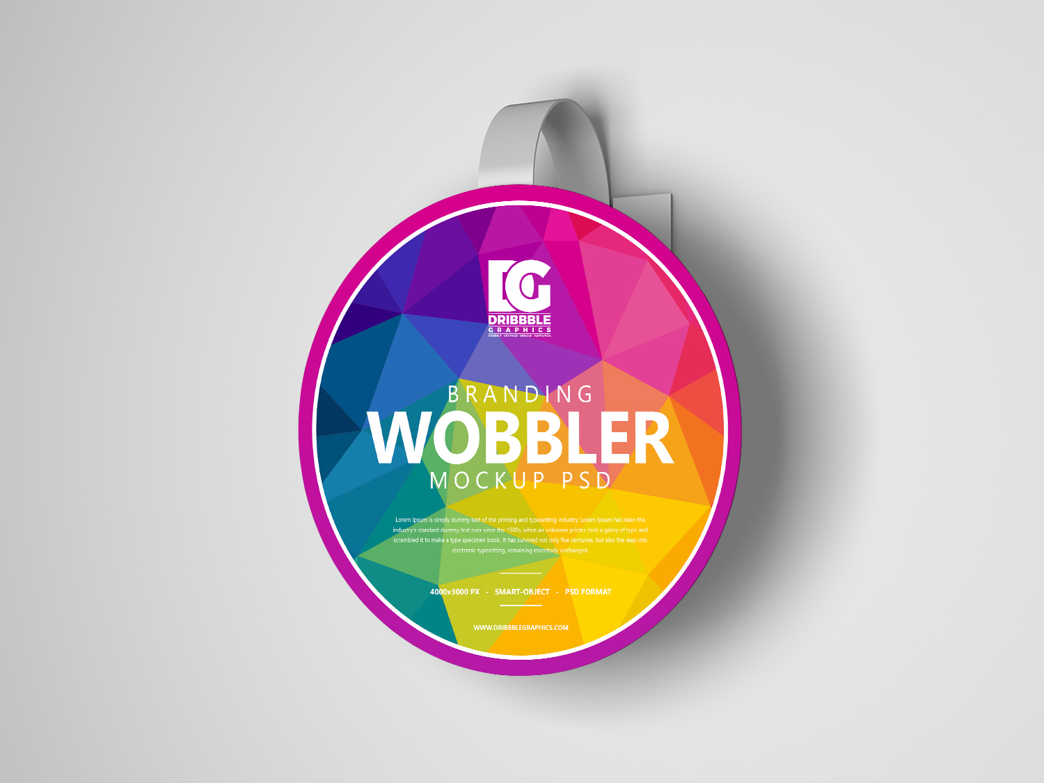 Free Wobbler Branding Mockup