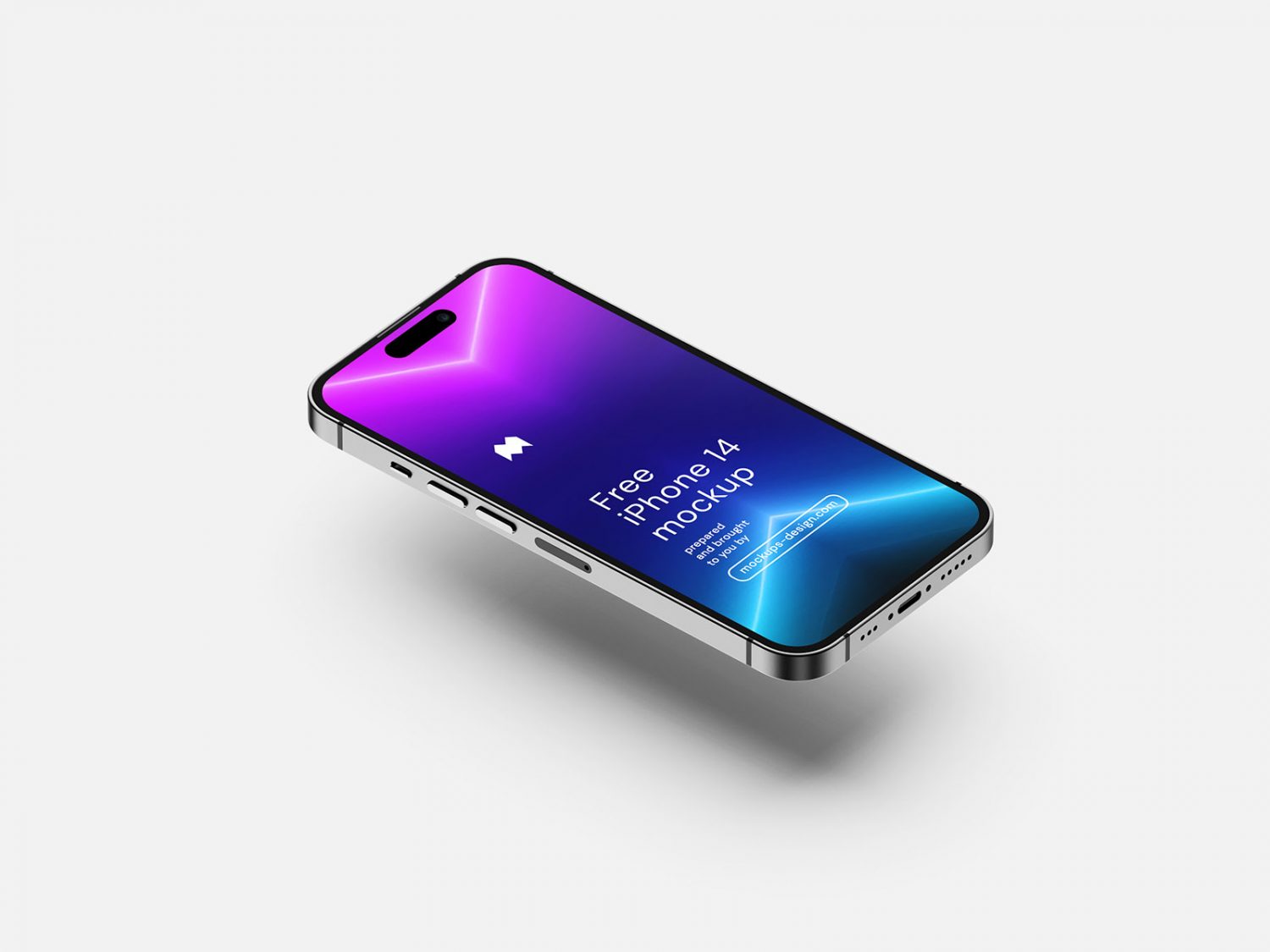 Free iPhone 14 Pro Mockup