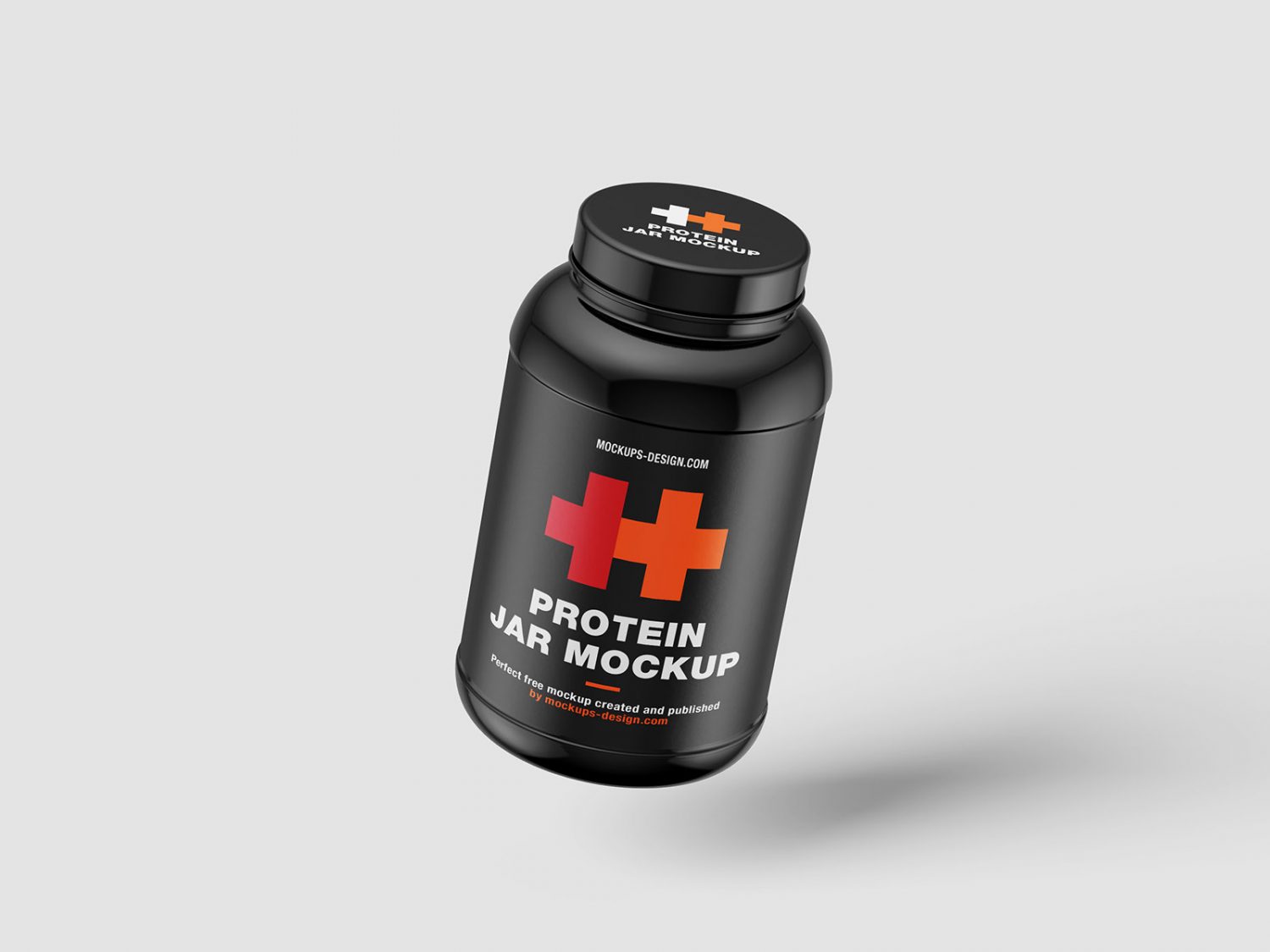 Free Protein Jars Mockup