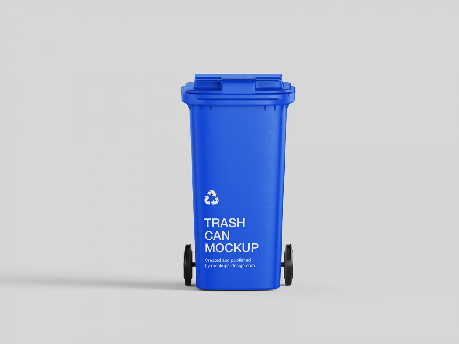 Free Trash Can Mockup