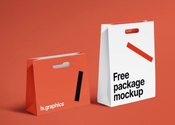 Paper Carry Bags Free Mockup