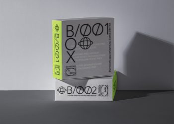 Square Boxes Packaging Mockup