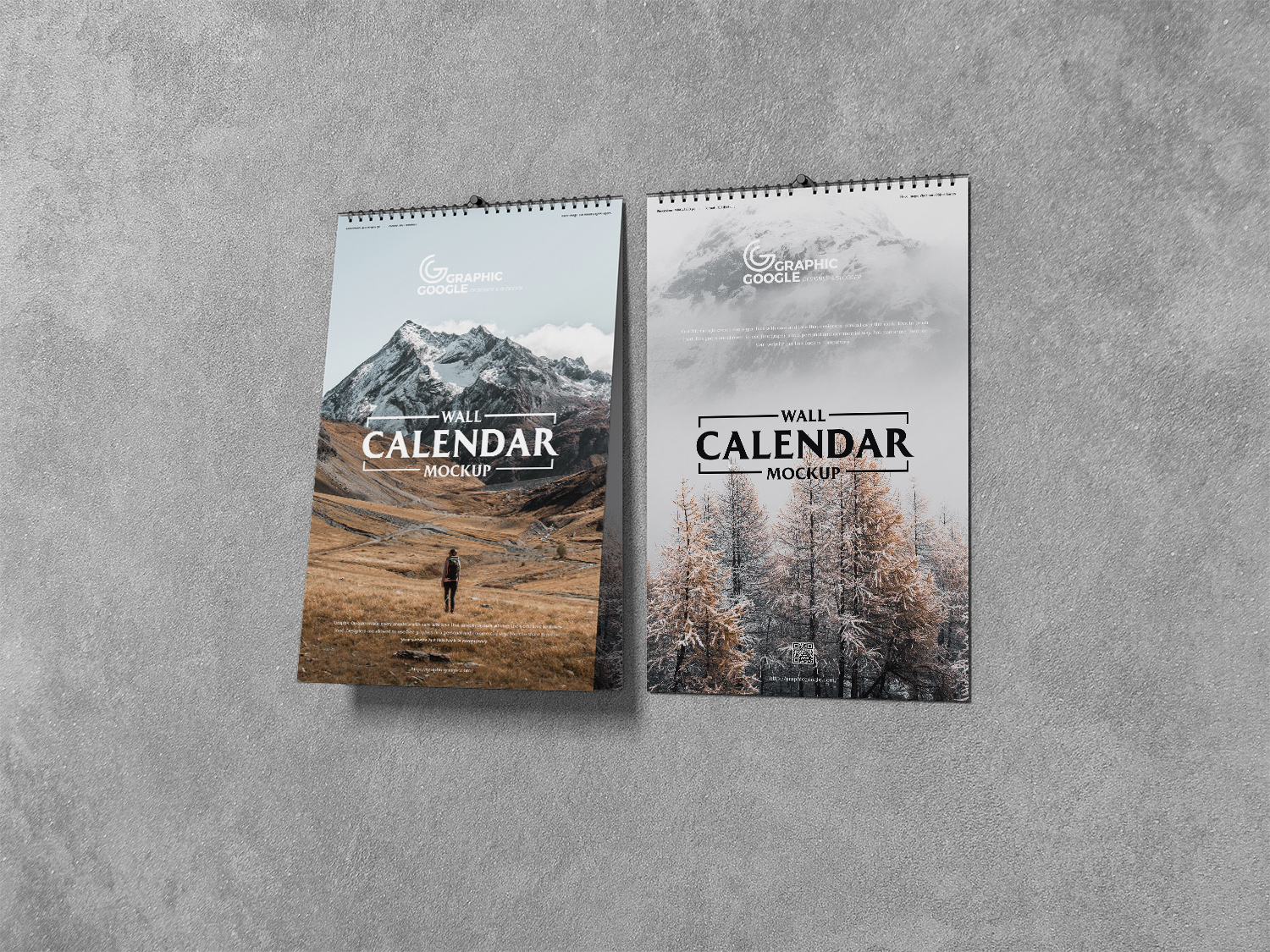 Wall Calendar Mockup