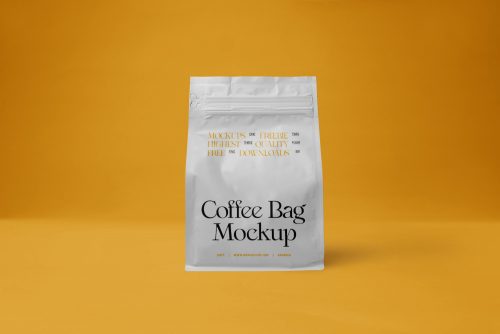 Coffee Bag Free Mockup