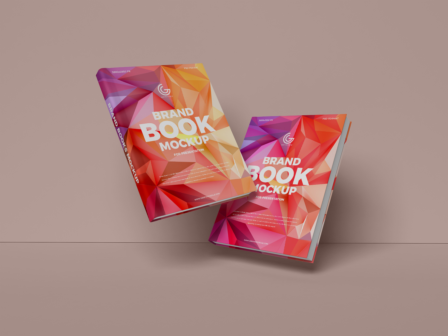 Free Brand Books Mockup