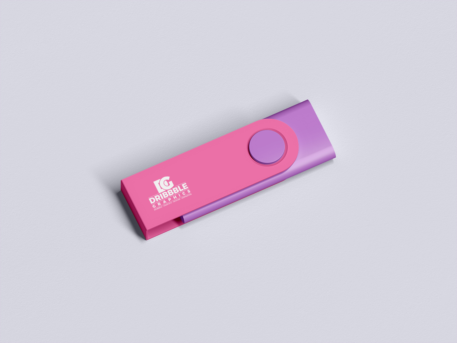 Free Branding Usb Flash Drive Mockup