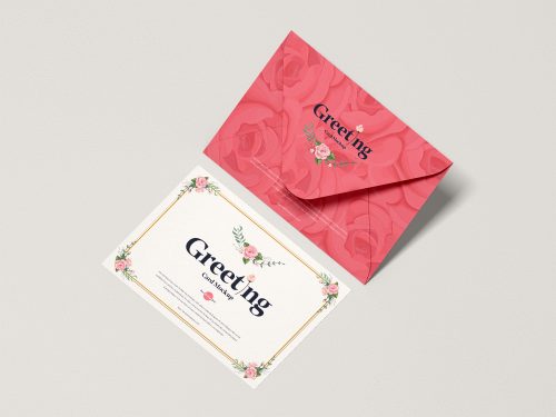 Free Fabulous Greeting Card Mockup