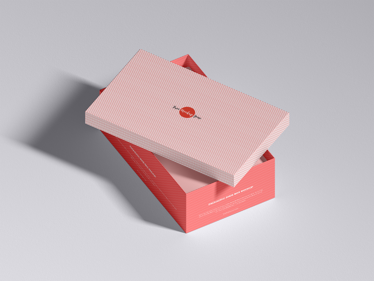 Free Packaging Brand Shoe Box Mockup