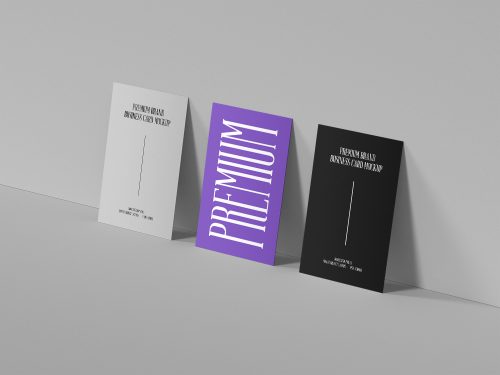 Free Premium Brand Business Card Mockup