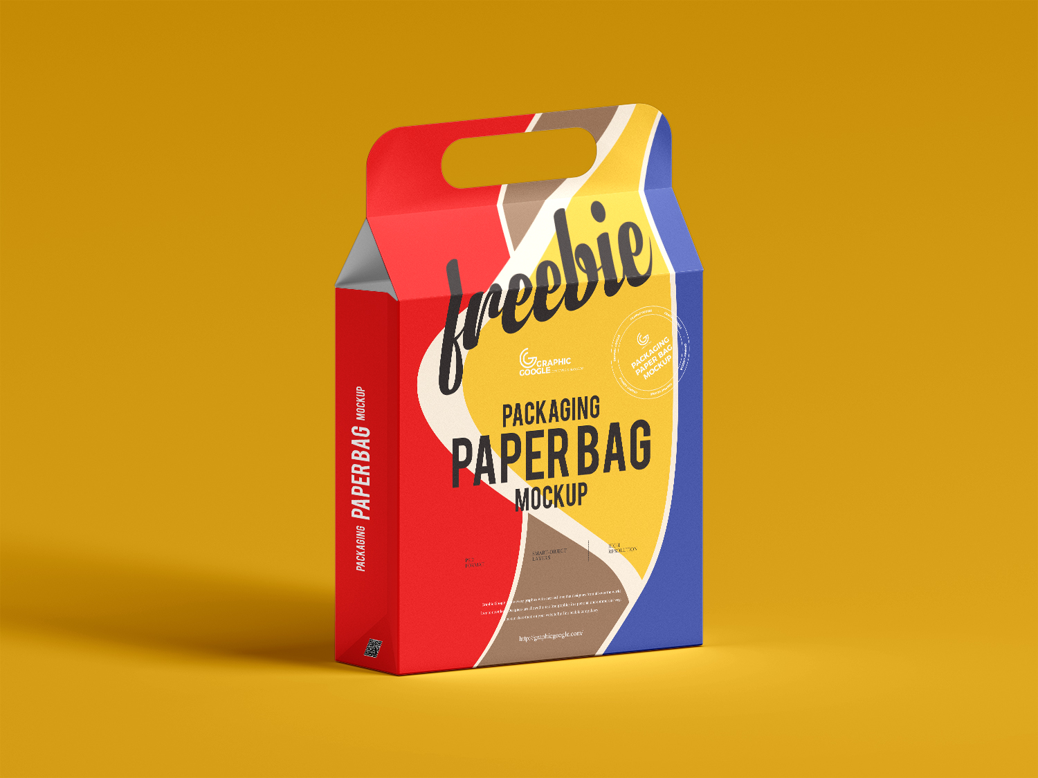 Free Product Packaging Paper Box Mockup