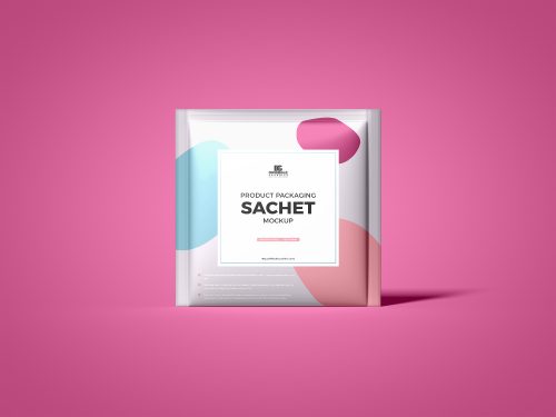 Free Product Packaging Sachet Mockup