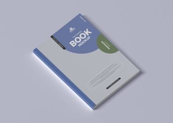 Free Tape Binding Book Mockup