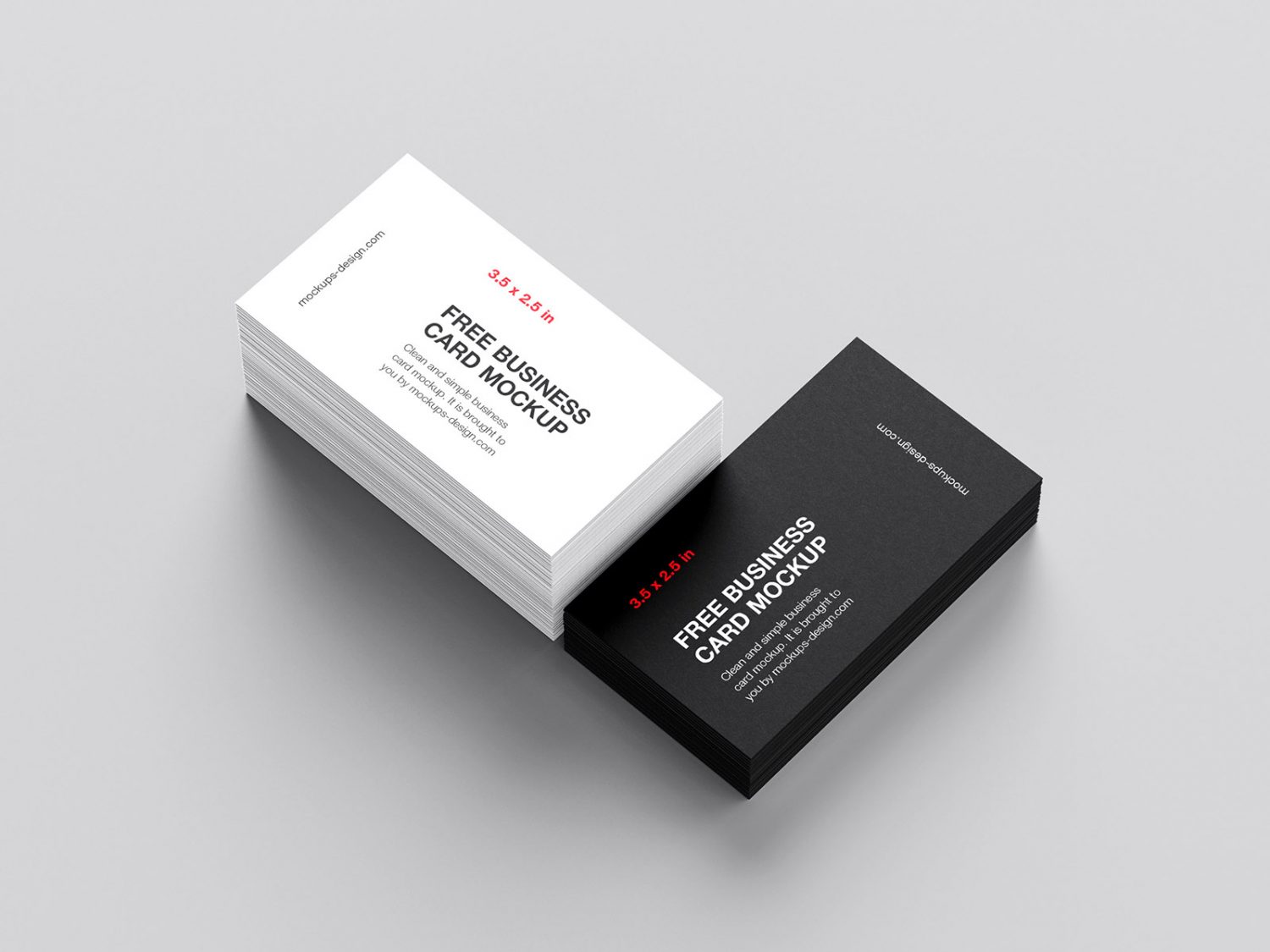 Minimalistic Business Card Free Mockup