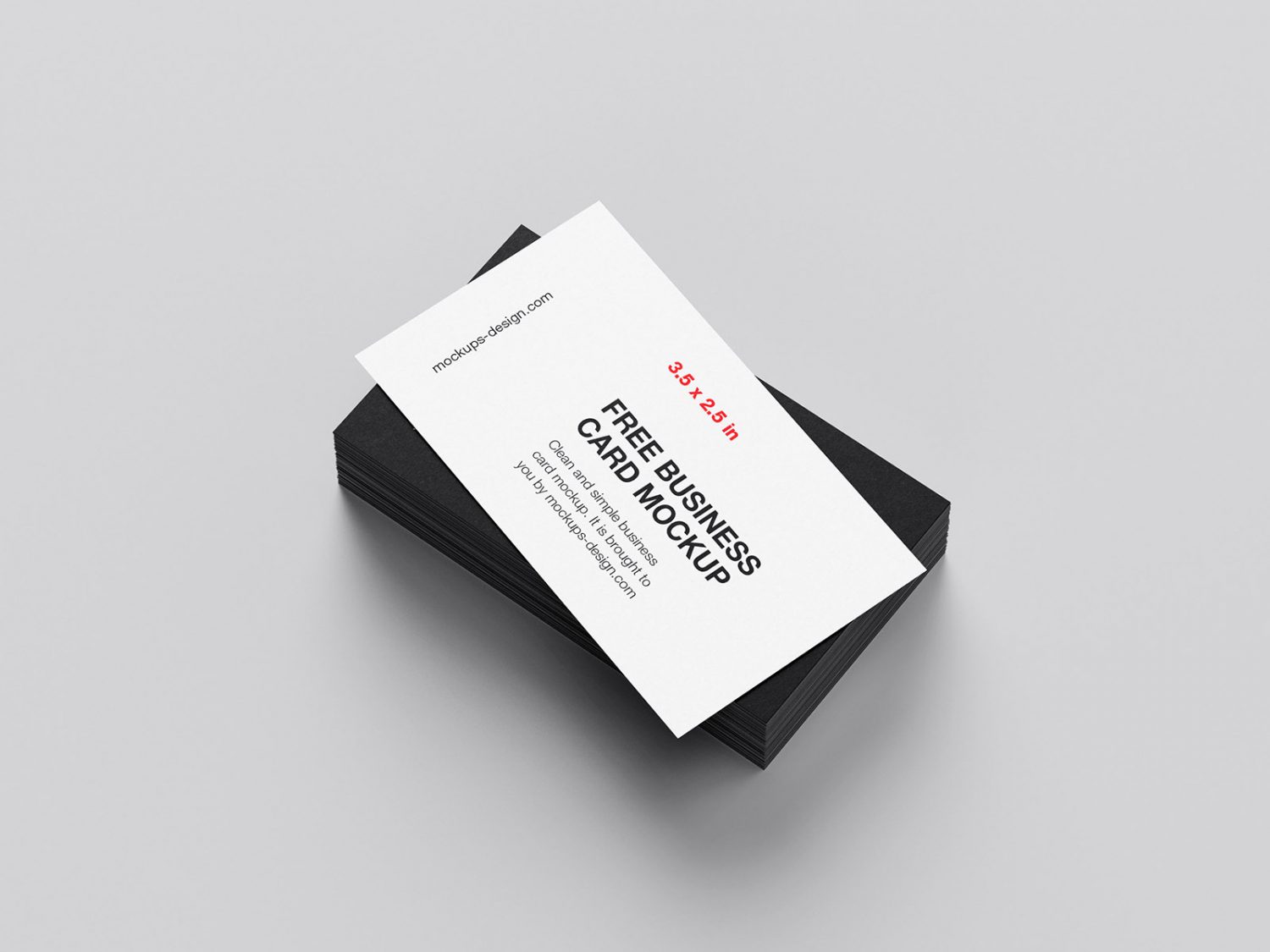 Minimalistic Business Card Free Mockup