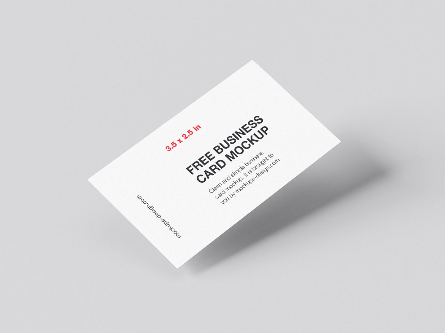 Minimalistic Business Card Free Mockup