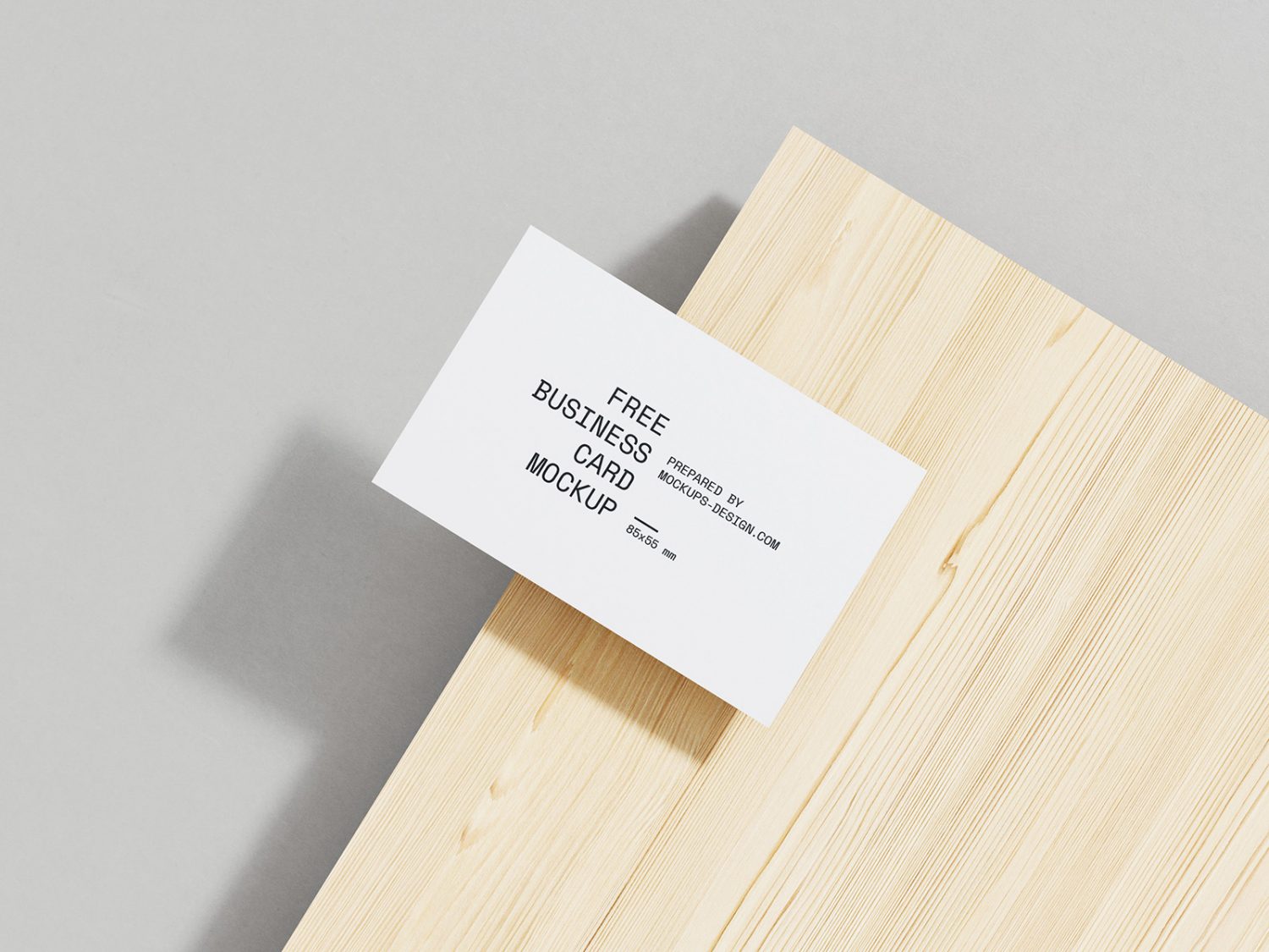 Minimal Business Card Free Mockup