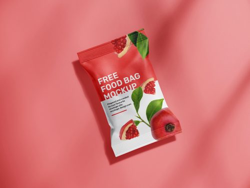 Free Food Pouch Mockup