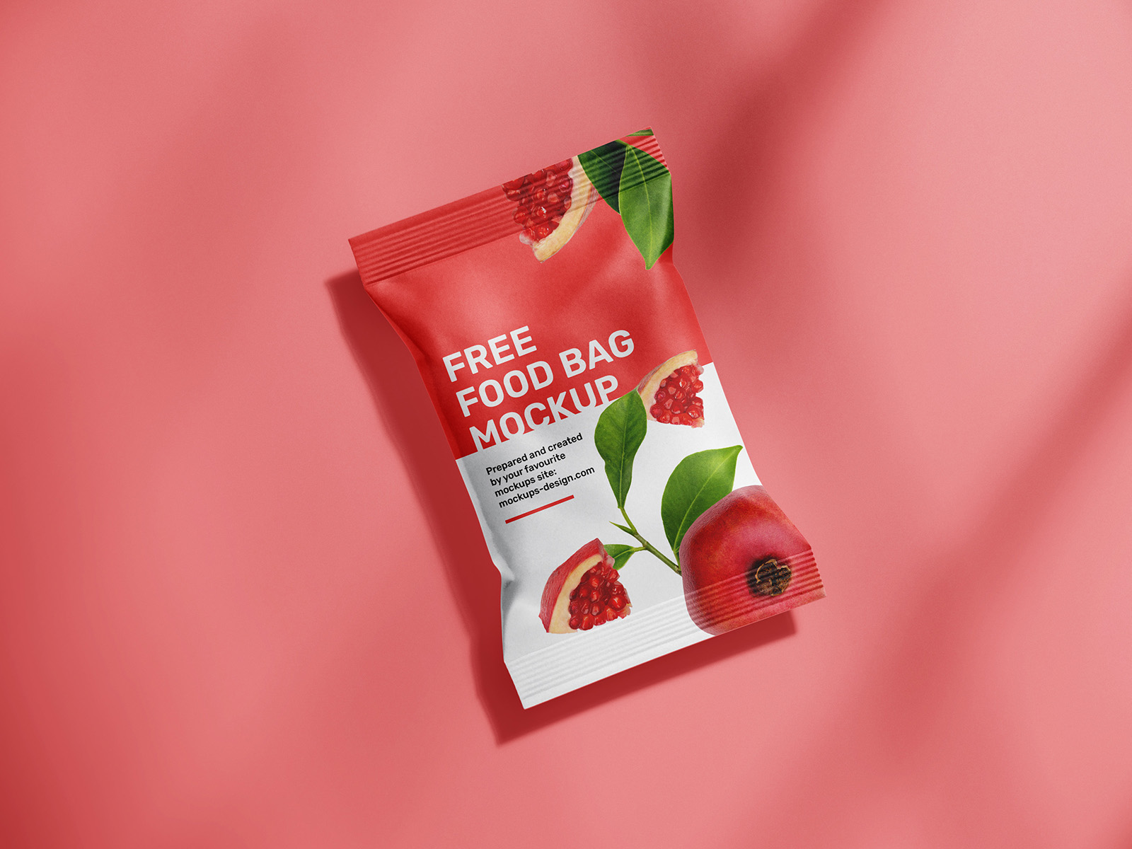 Free Food Pouch Mockup