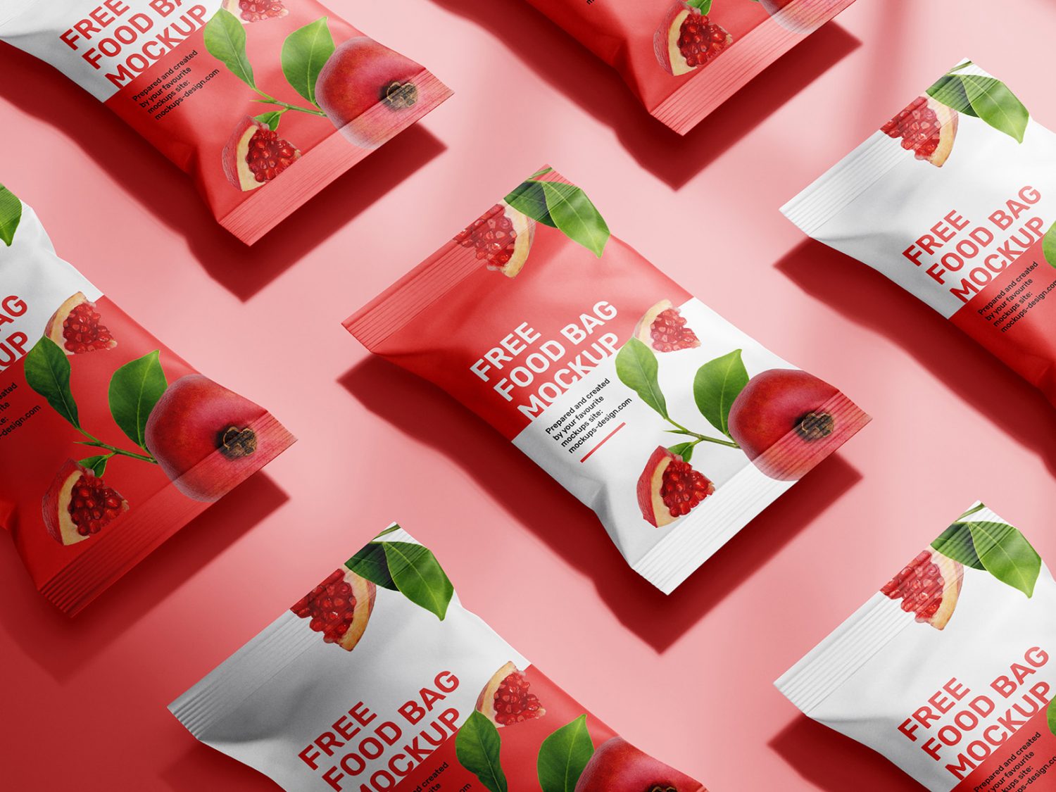 Free Food Pouch Mockup