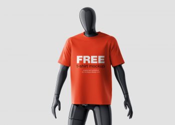 Free T-shirt Mockup on Mannequin