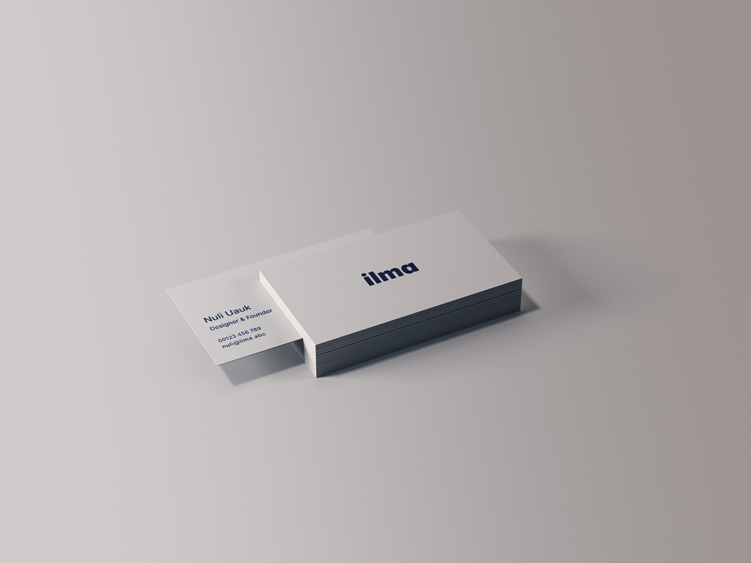 Minimal Business Card Free Mockup