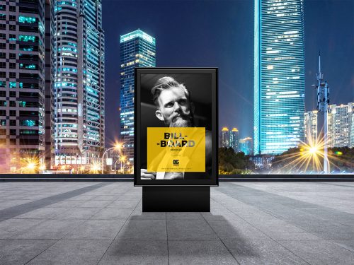 Billboard Free Mockup Design For Outdoor Advertisement