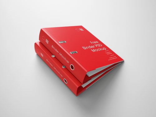 Binders Free Mockup