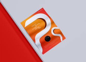 Branding A3 Poster Free Mockup