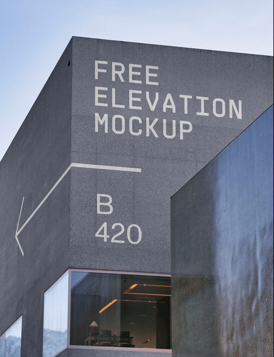 Elevation Free Mockup