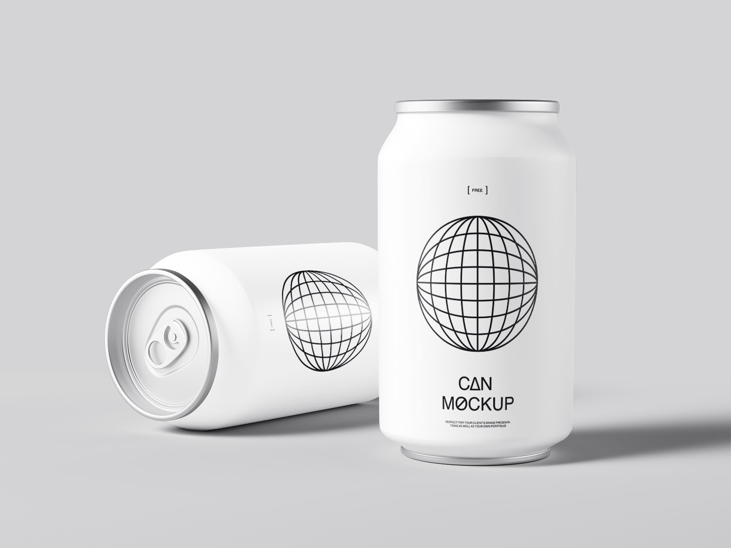 Free 2 Can Highest Quality Mockup