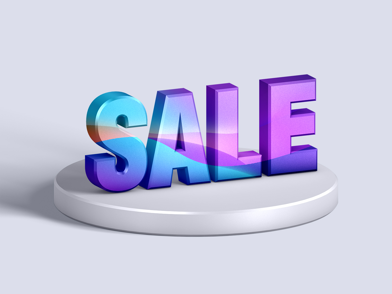 Free 3d Sale Mockup