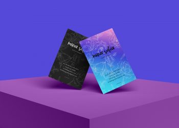 Free Brand Stylish Business Card Mockup