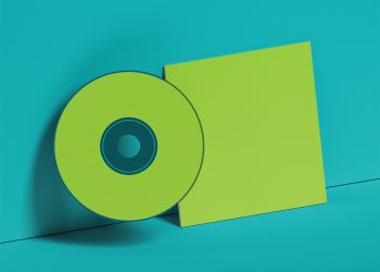 Free Branding Cover with CD Mockup