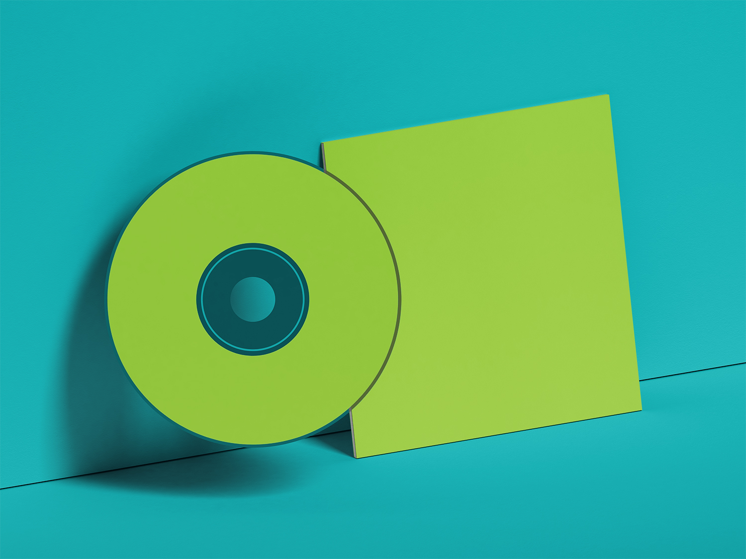 Free Branding Cover with CD Mockup