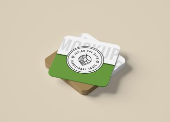 Free Coaster Mockup