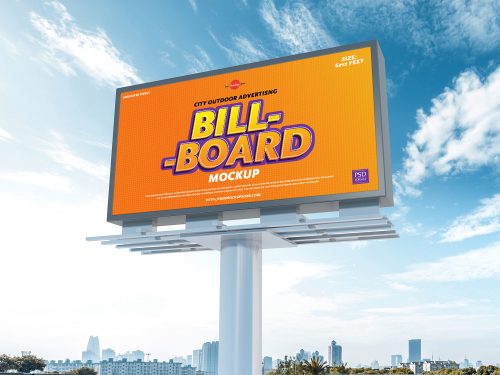 Free High Quality Billboard Mockup