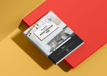 Free Modern Cover Branding Book Mockup